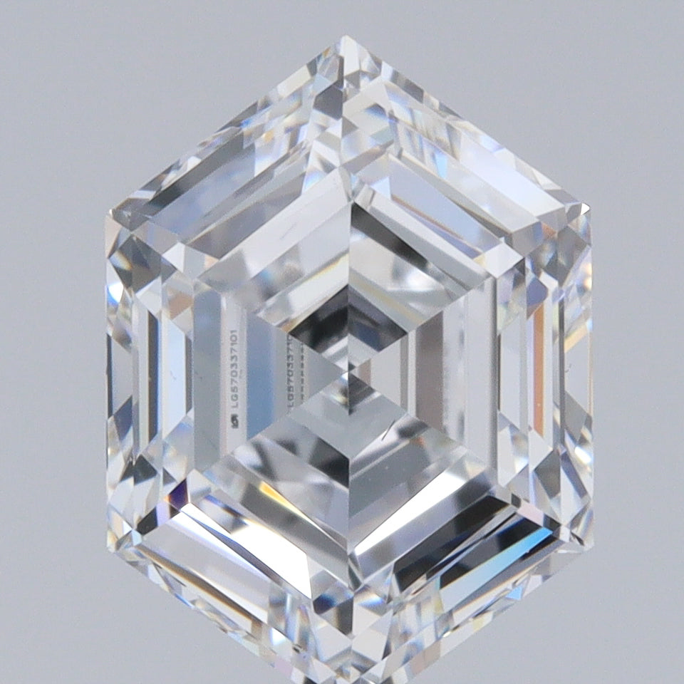 Step Cut Hexagon Lab Diamond