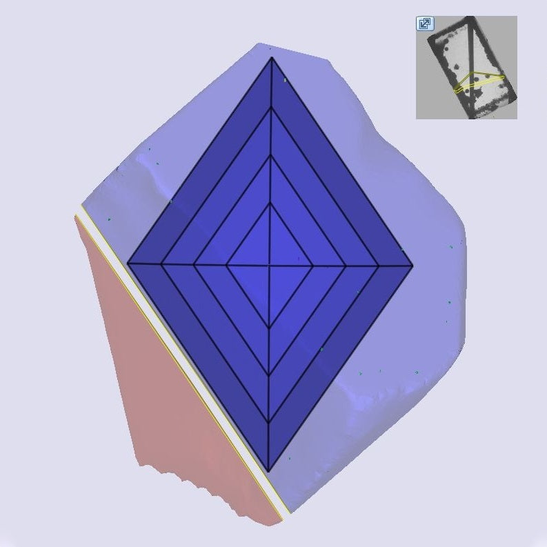 1.00ct | E/VVS2 Lozenge Shape Step Cut Lab Diamond (IGI)-LITHOS Diamond