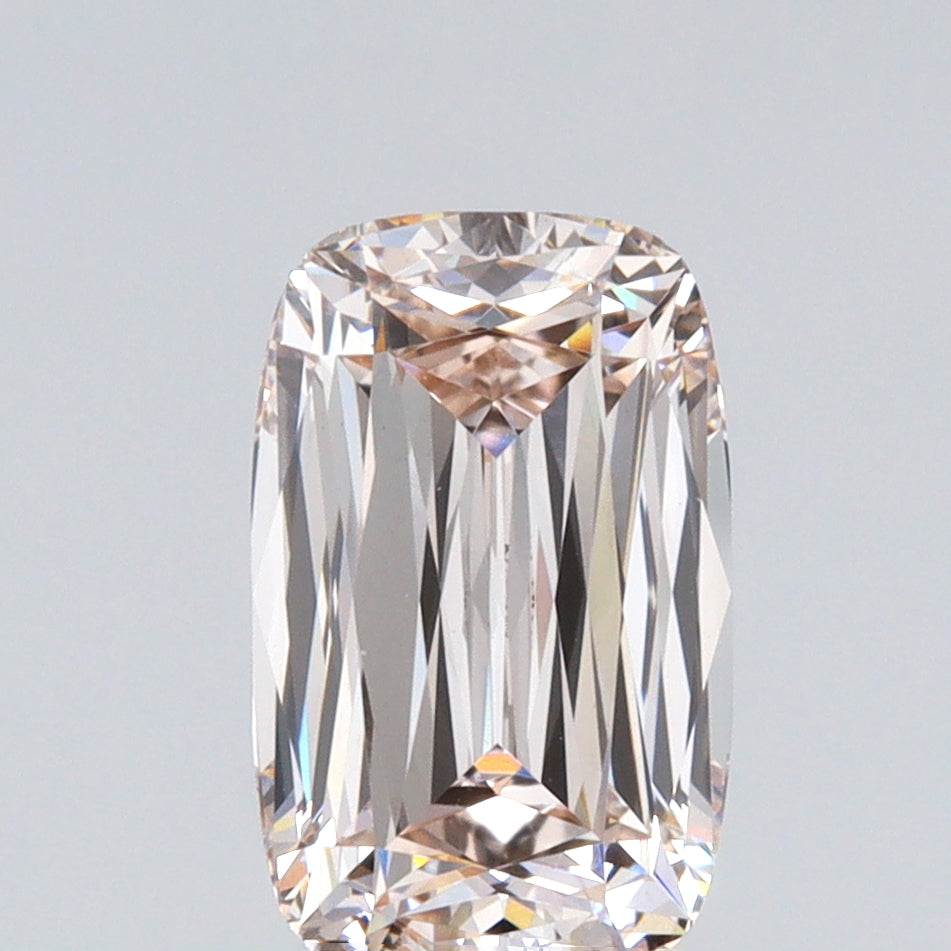 2.13ct | M/VS1 Cushion Shape Lattice Cut Lab Diamond (IGI)