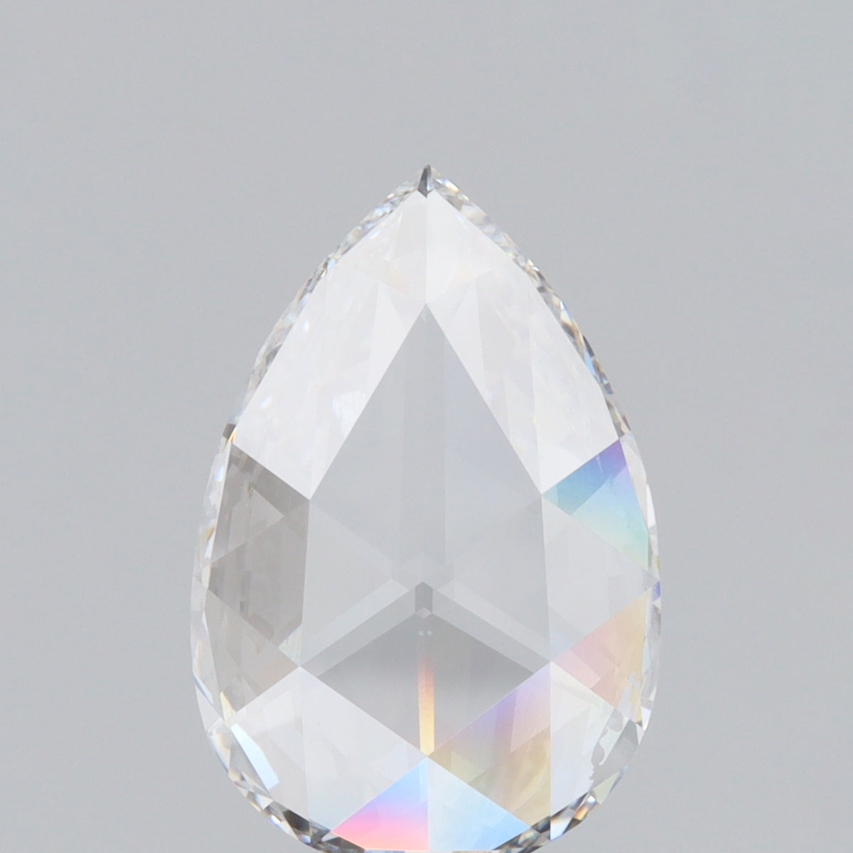 2.62ct | E/VVS2 Pear Shape Rose Cut Lab Diamond (IGI)-LITHOS Diamond