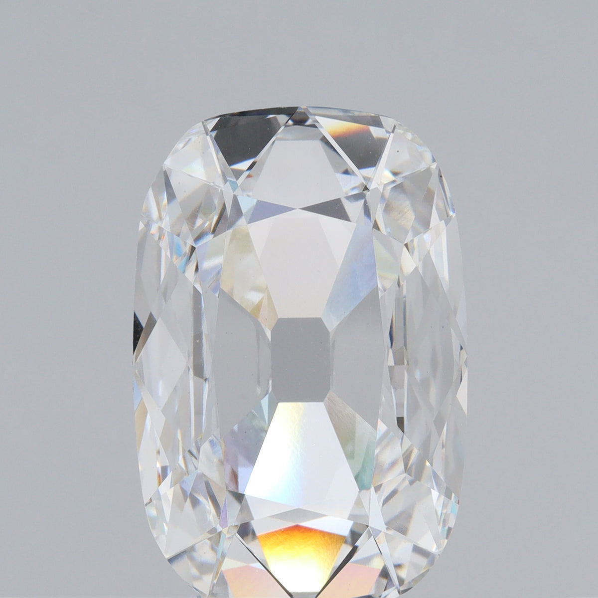 9.09ct | E/VS1 Antique Cushion Shape Old Mine Cut Lab Diamond (IGI)