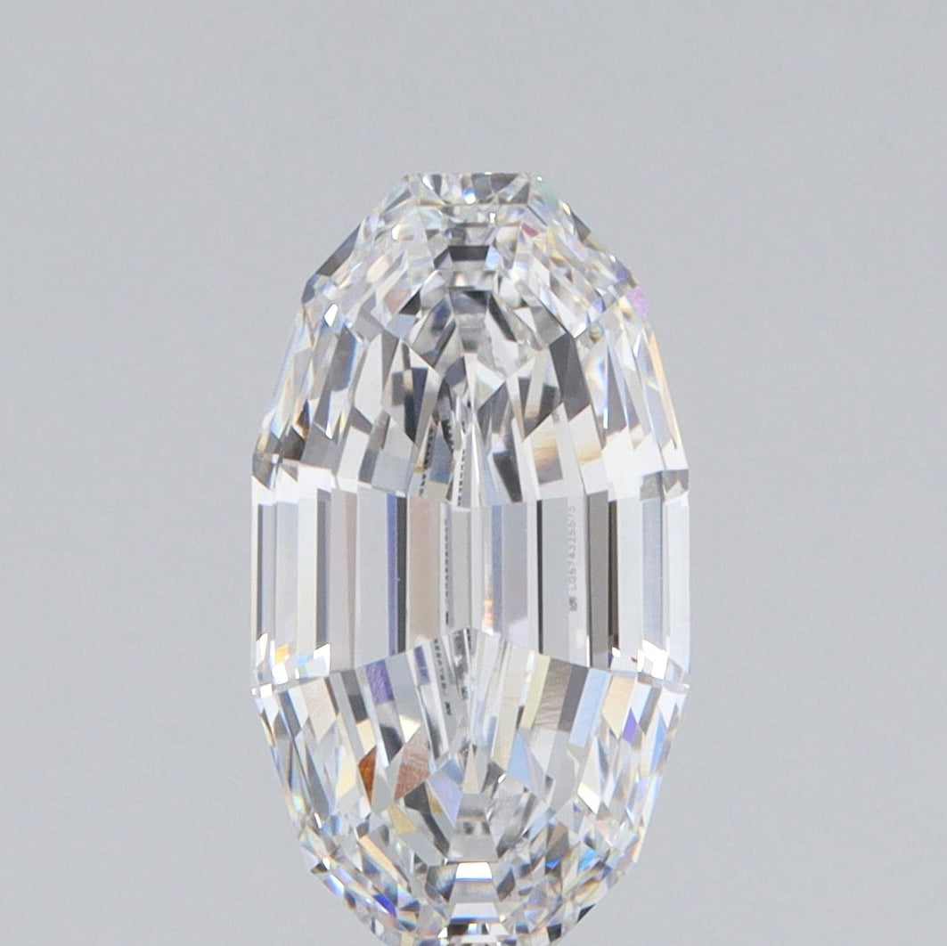 2.44ct | E/VVS2 Oval Shape Step Cut Lab Diamond (IGI)