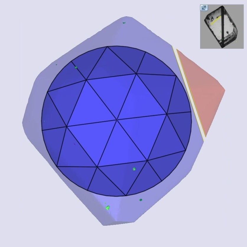 1.04ct | F/VS1 Round Shape Rose Cut Lab Diamond (IGI)-LITHOS Diamond
