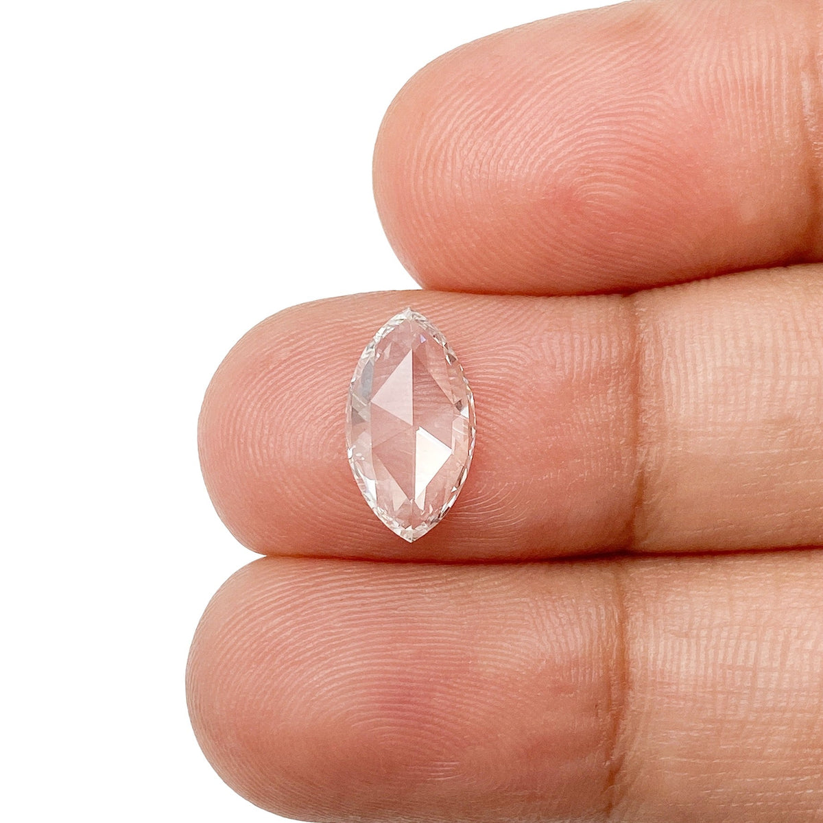 1.04ct | F/VVS2 Marquise Shape Rose Cut Lab Diamond (IGI)-LITHOS Diamond