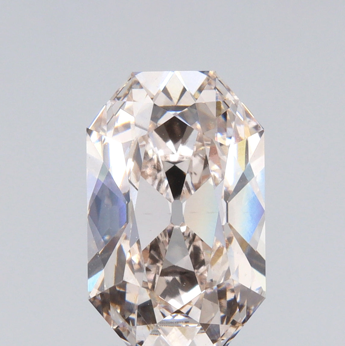 3.11ct | J/VS1 Champagne Octagon Shape Old Mine Cut Lab Diamond (IGI)-LITHOS Diamond