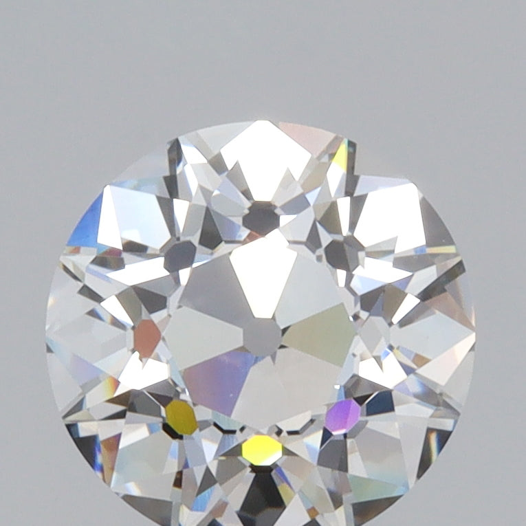 1.92ct | E/VS1 Round Shape Old European Cut Lab Diamond (IGI)