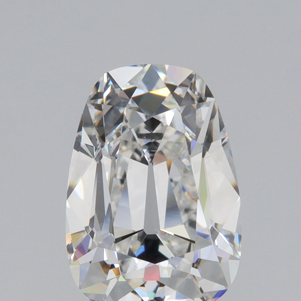 2.51ct | E/VS1 Tapered Cushion Shape Old Mine Cut Lab Diamond (IGI)-LITHOS Diamond