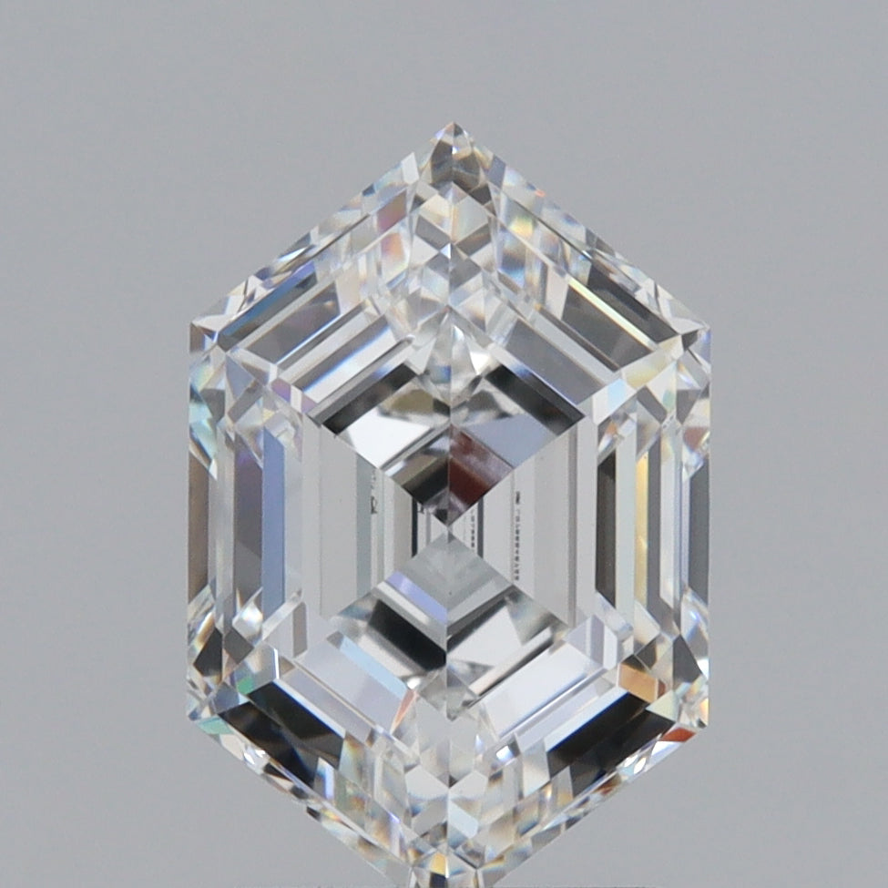 2.51ct | D/VS1 Hexagon Shape Step Cut Lab Diamond (IGI)