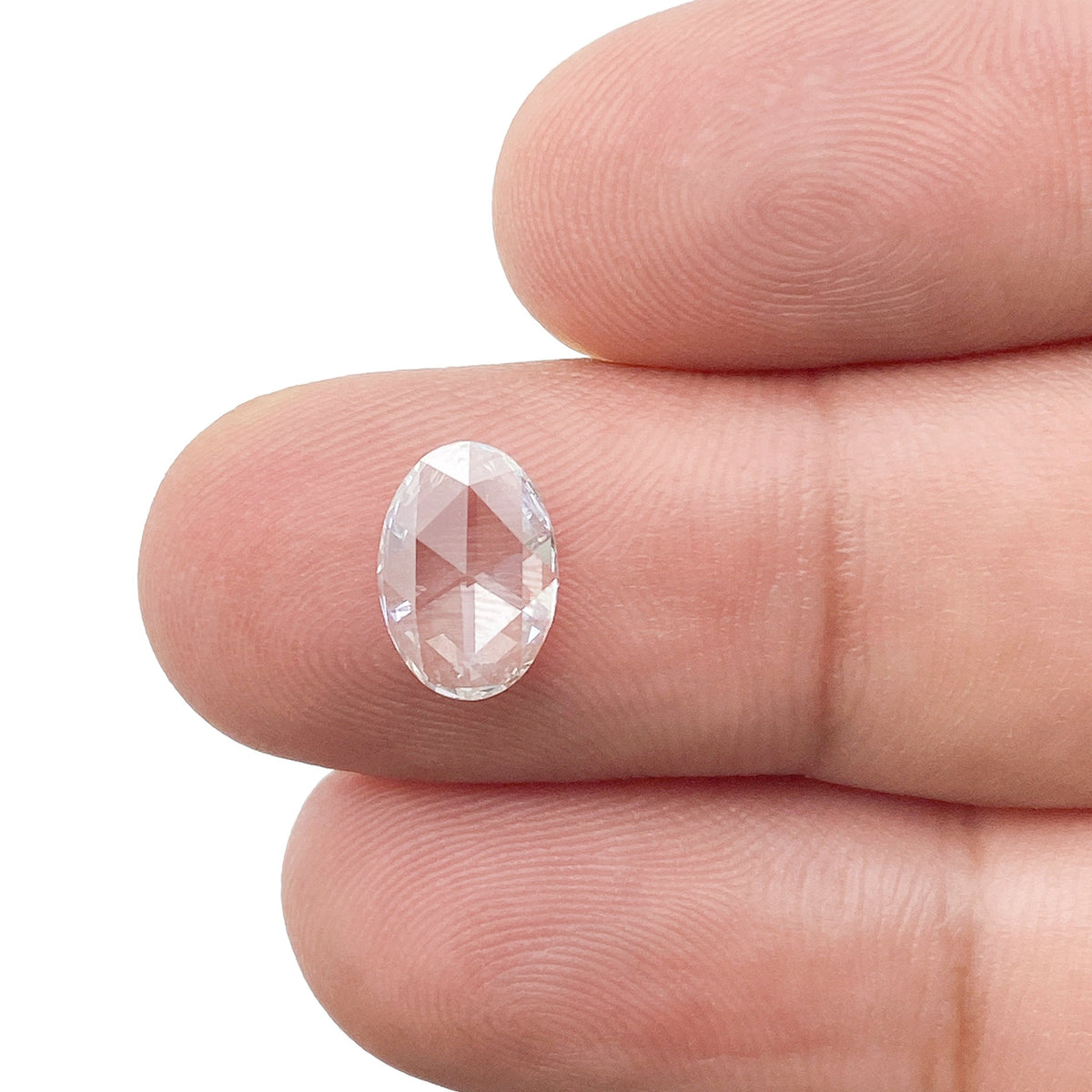 1.08ct | G/VS2 Oval Shape Rose Cut Lab Diamond (IGI)-LITHOS Diamond