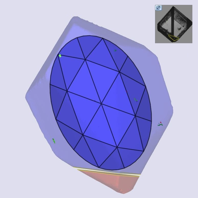 1.08ct | G/VS2 Oval Shape Rose Cut Lab Diamond (IGI)-LITHOS Diamond