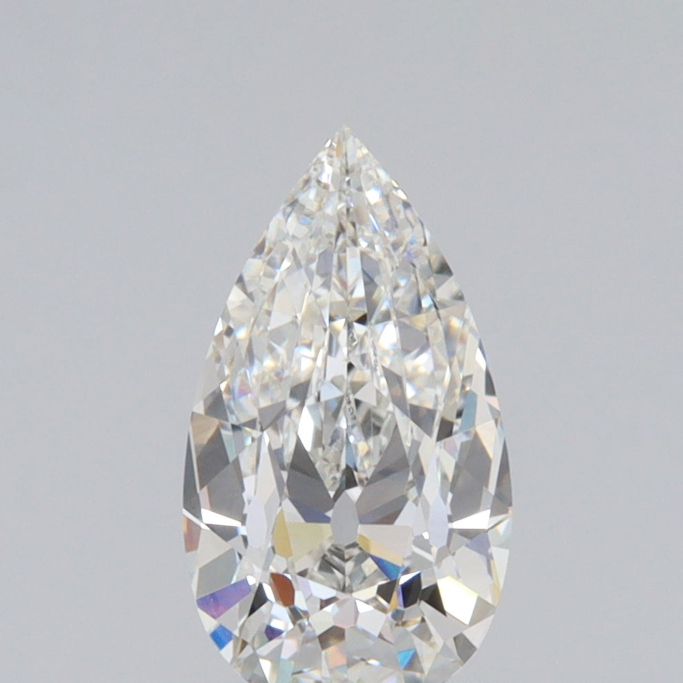 1.58ct | G/VVS2 Pear Shape Old Mine Cut Lab Diamond (IGI)