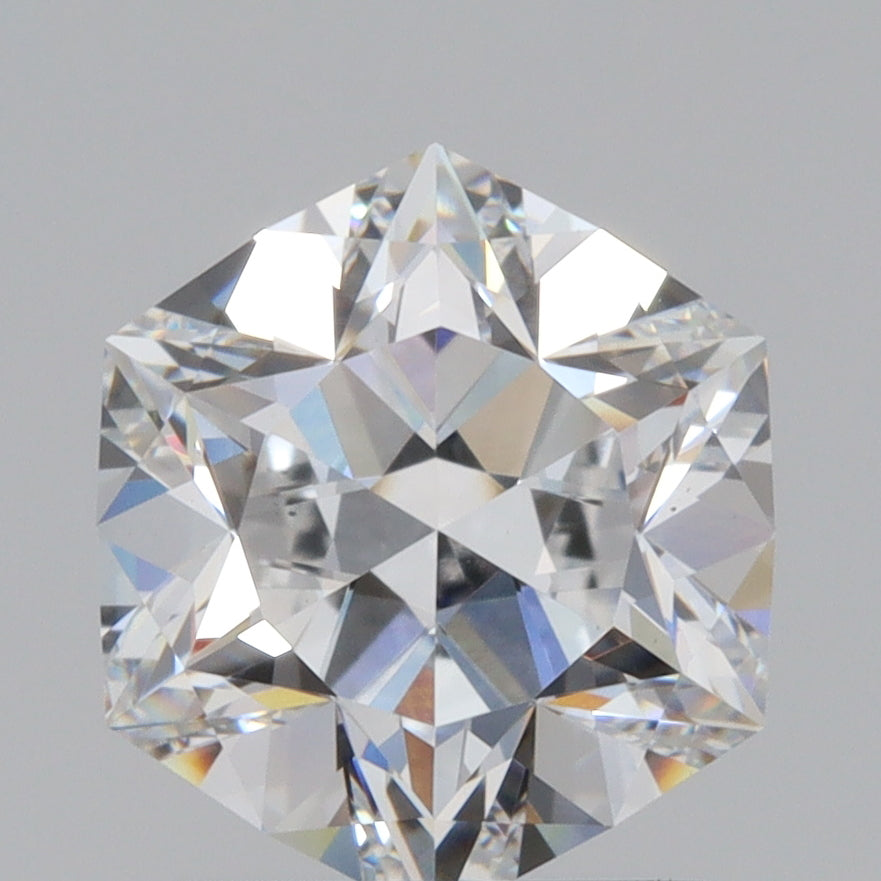 1.80ct | D/VS1 Hexagon Shape Brilliant Cut Lab Diamond (IGI)