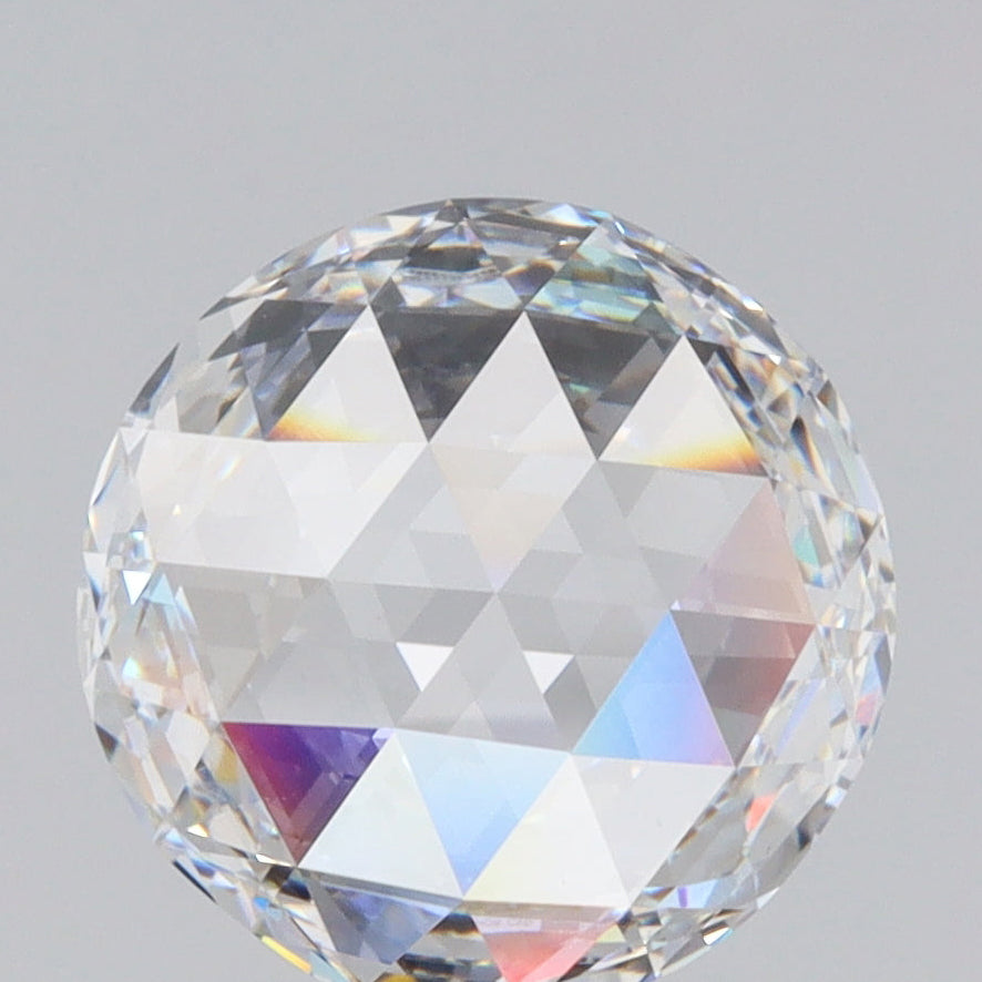 2.15ct | E/VS1 Round Shape Mogul Rose Cut Lab Diamond (IGI)