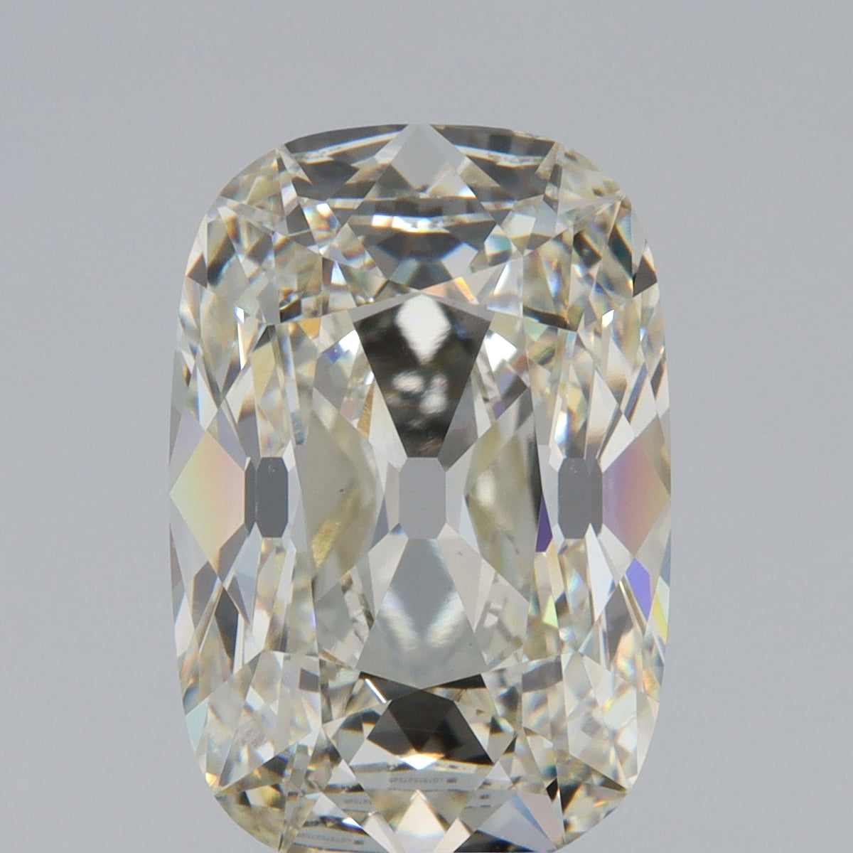 5.85ct | J/VS1 Cushion Shape Antique Old Mine Cut Lab Diamond (IGI)