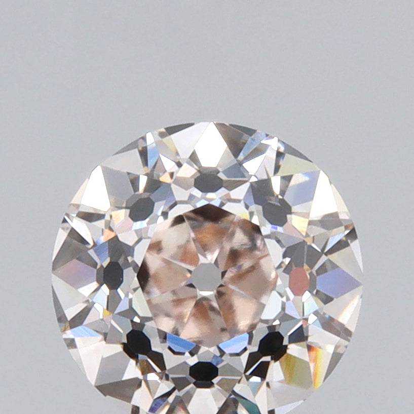 2.10ct | J/VVS2 Round Shape Old European Cut Lab Diamond (IGI)-LITHOS Diamond
