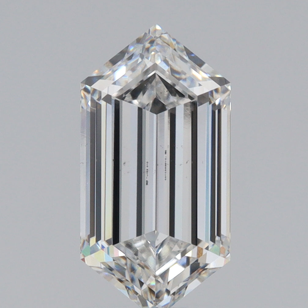 2.55ct | E/VS2 Hexagon Shape Step Cut Lab Diamond (IGI)