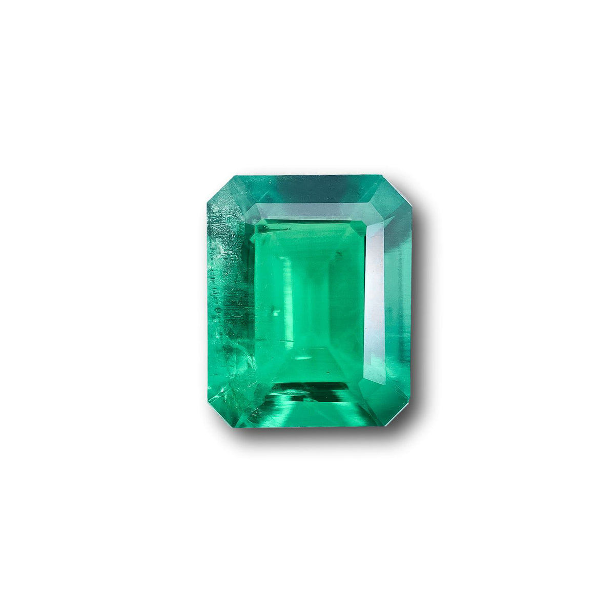 3.15ct | Step Cut Emerald Shape Lab Emerald