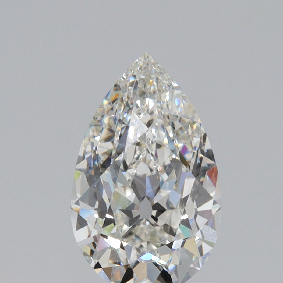 1.58ct | F/VVS2 Pear Shape Old Mine Cut Lab Diamond (IGI)-LITHOS Diamond