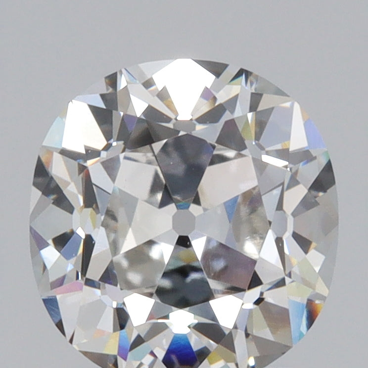 2.34ct | F/VVS2 Cushion Shape Old Mine Cut Lab Diamond (IGI)