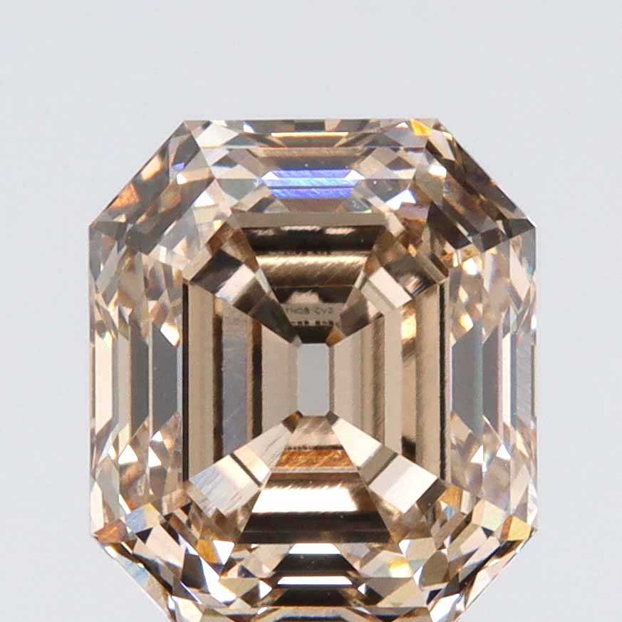 2.26ct | Very Light Brown/VVS2 Champagne Antique Octagon Shape Step Cut Lab Diamond (IGI)-LITHOS Diamond