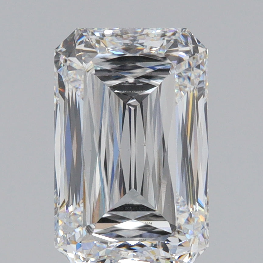 2.71ct | E/VS1 Emerald Shape Lattice Cut Lab Diamond (IGI)