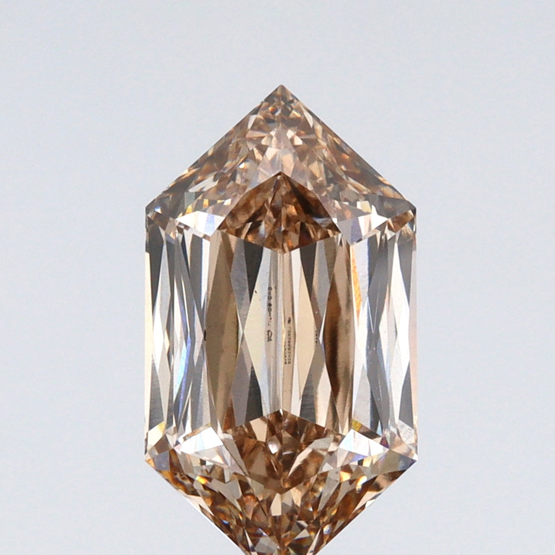 2.66ct | S-T/VS1 Hexagon Shape Lattice Cut Lab Diamond (IGI)