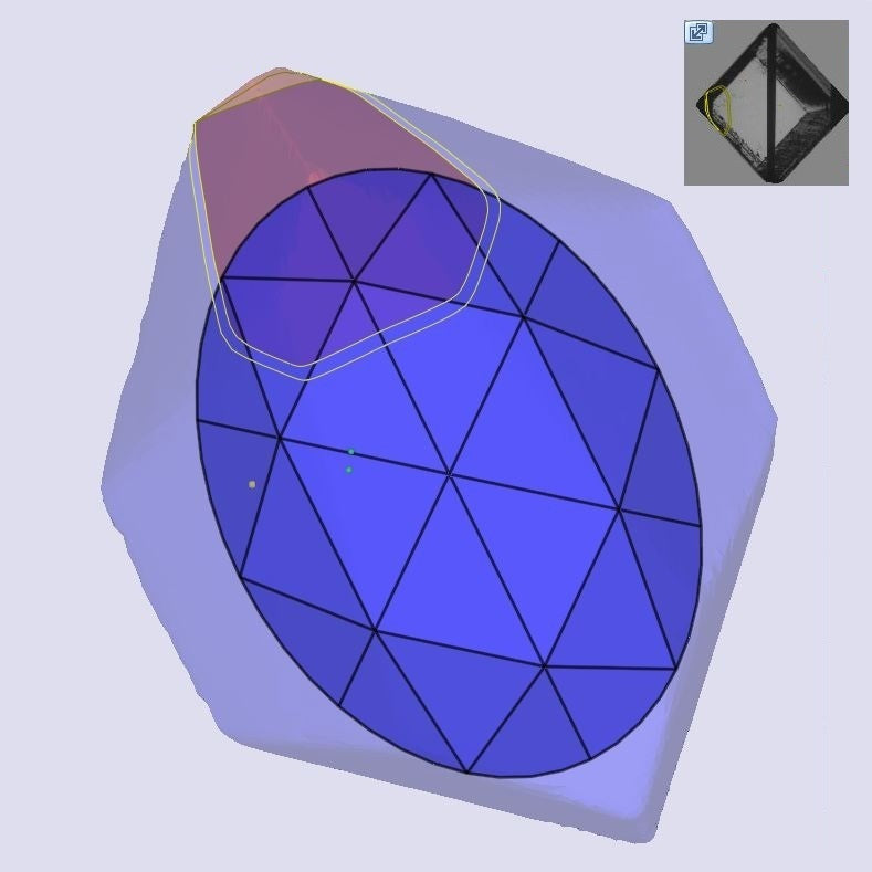 1.16ct | F/VVS2 Oval Shape Rose Cut Lab Diamond (IGI)-LITHOS Diamond