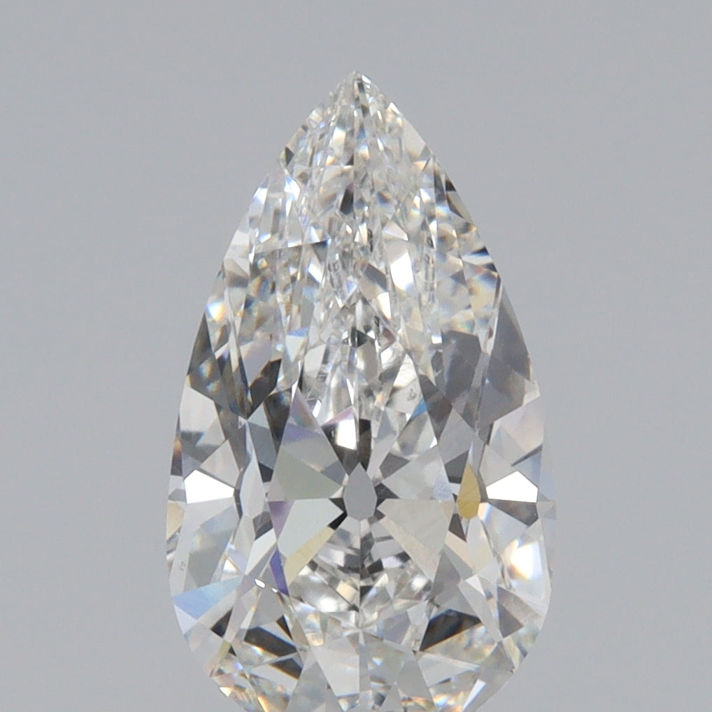 2.32ct | F/VS1 Pear Shape Old Mine Cut Lab Diamond (IGI)