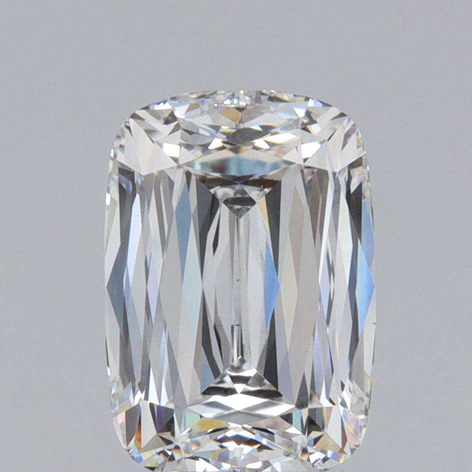 2.63ct | E/VS1 Cushion Shape Lattice Cut Lab Diamond (IGI)-LITHOS Diamond