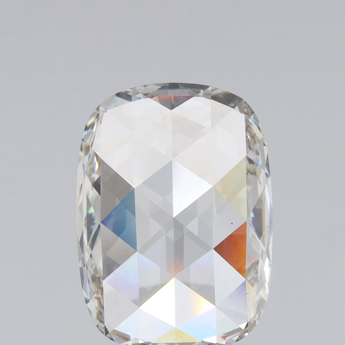 3.18ct | H/VS1 Cushion Shape Rose Cut Lab Diamond (IGI)-LITHOS Diamond