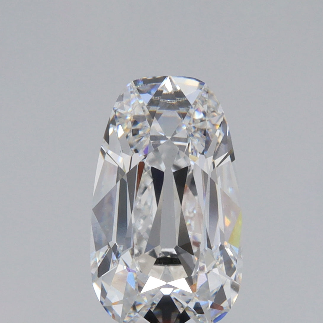 2.27ct | E/VS1 Tapered Cushion Shape Old Mine Cut Lab Diamond (IGI)-LITHOS Diamond