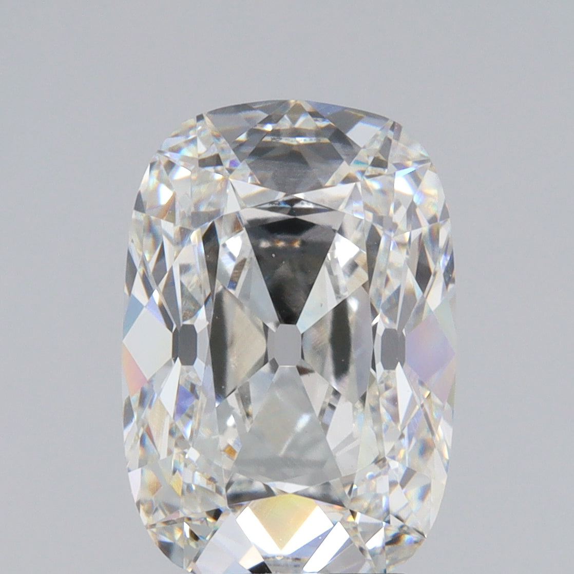4.09ct | F/VVS2 Cushion Shape Old Mine Cut Lab Diamond (IGI)