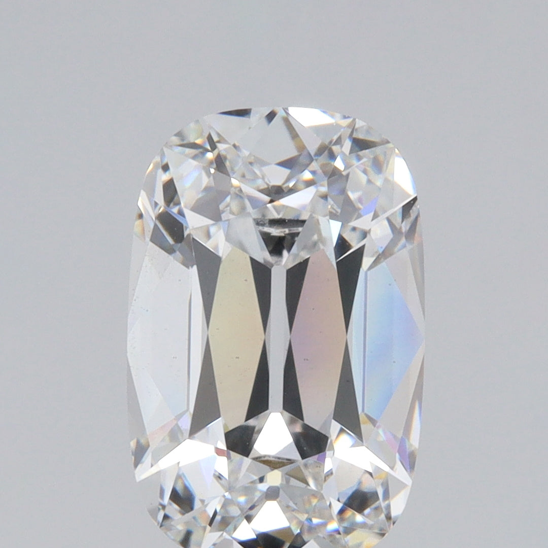 3.24ct | E/VS2 Cushion Shape Old Mine Cut Lab Diamond (IGI)-LITHOS Diamond