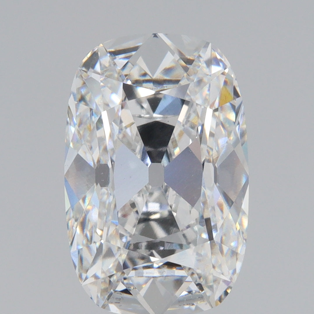 3.75ct | E/VVS2 Antique Cushion Shape Old Mine Cut Lab Diamond (IGI)
