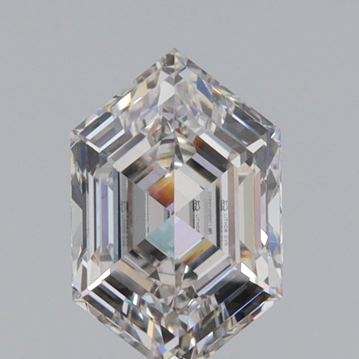 1.02ct | F/VVS2 Hexagon Shape Step Cut Lab Diamond (IGI)