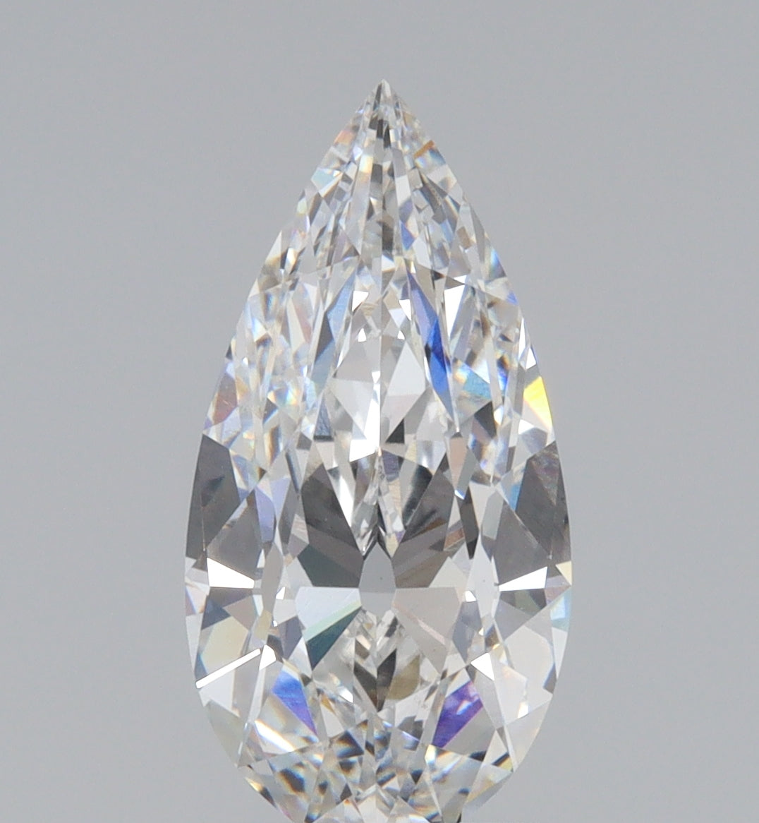 2.51ct | E/VS1 Pear Shape Old Mine Cut Lab Diamond (IGI)