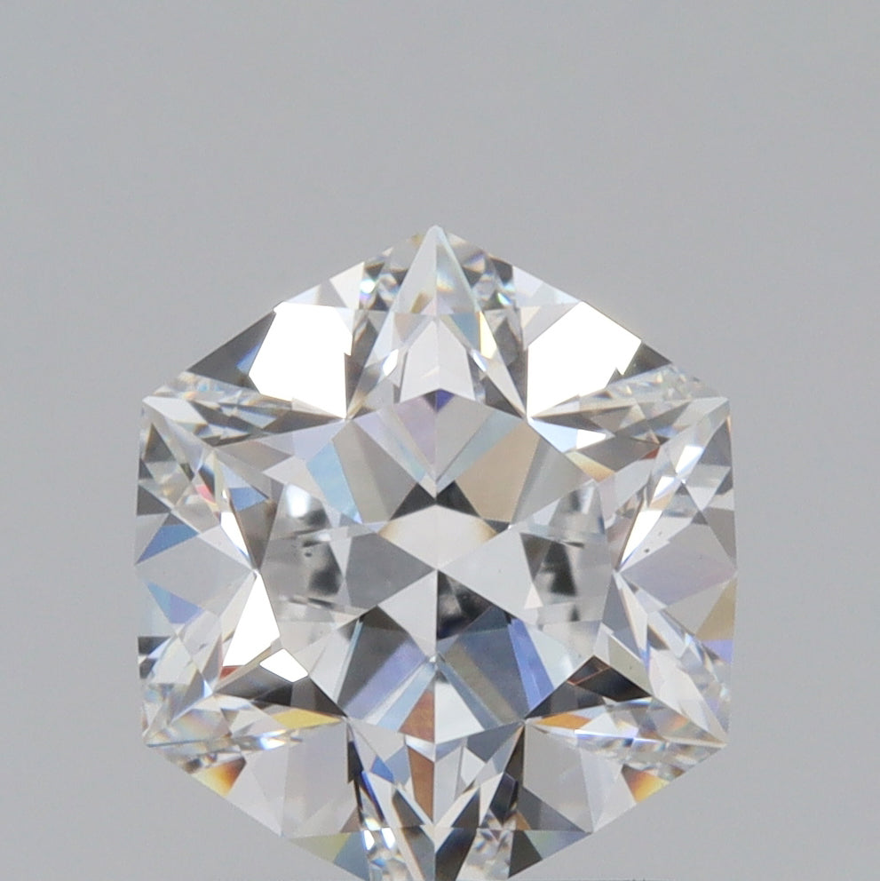 1.80ct | D/VS1 Hexagon Shape Brilliant Cut Lab Diamond (IGI)-LITHOS Diamond