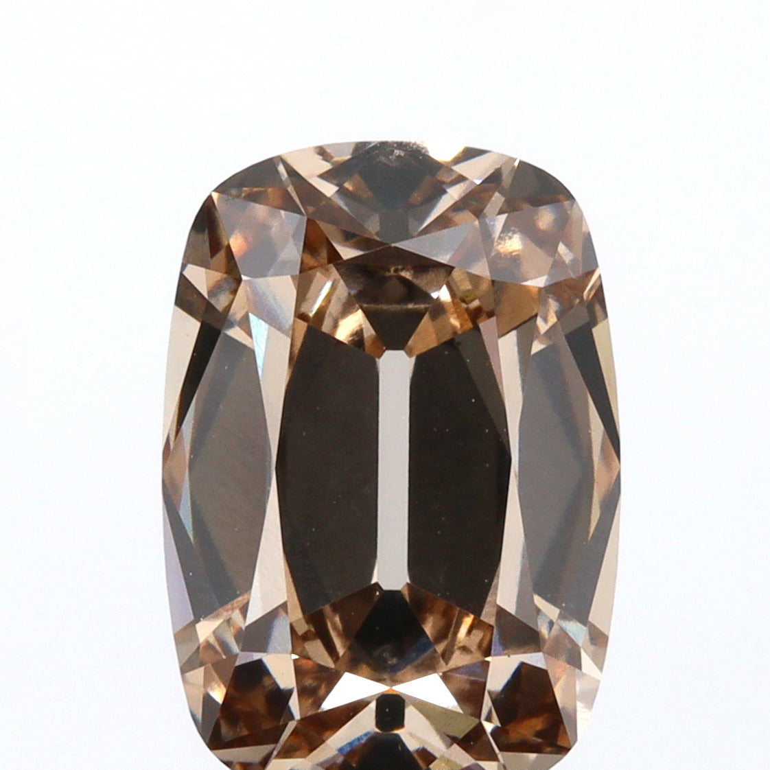 2.74ct | Fancy Brown/VS1 Cushion Shape Old Mine Cut Lab Diamond (IGI)-LITHOS Diamond