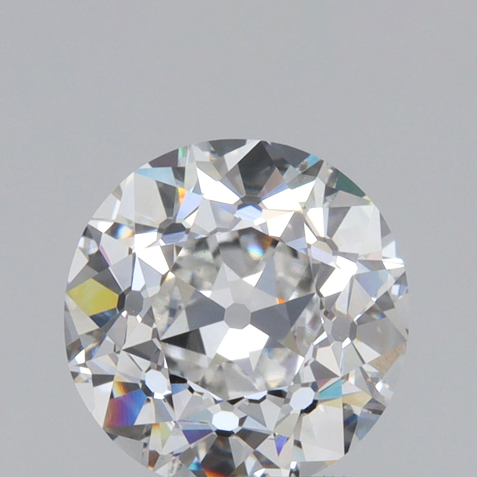 2.71ct | E/VVS2 Round Shape Old European Cut Lab Diamond (IGI)
