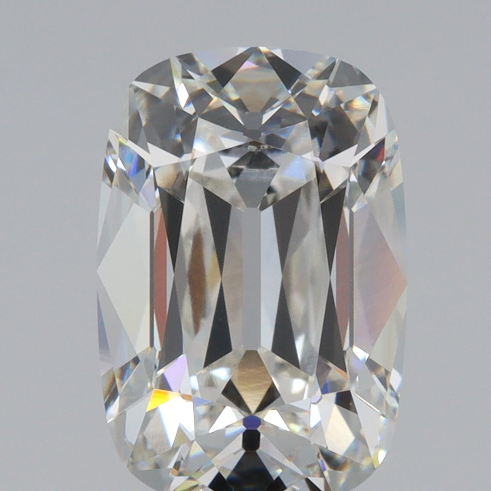 3.59ct | F/VVS2 Cushion Shape Old Mine Cut Lab Diamond (IGI)