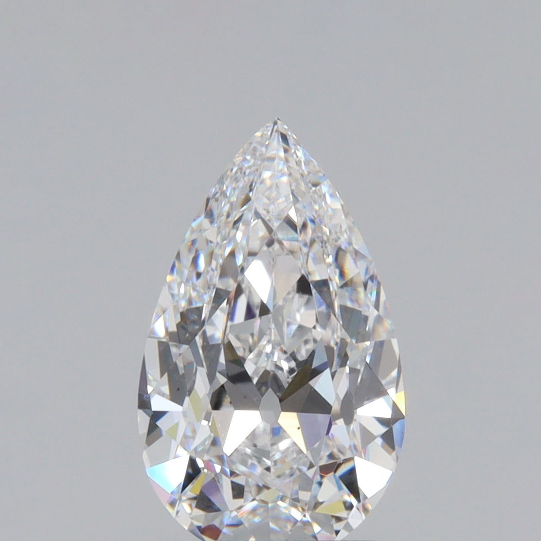 2.13ct | D/VS1 Pear Shape Old Mine Cut Lab Diamond (IGI)-LITHOS Diamond