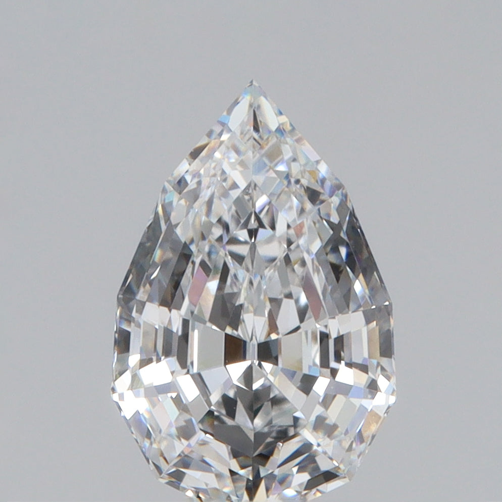 2.28ct | D/VVS2 Pear Shape Step Cut Lab Diamond (IGI)