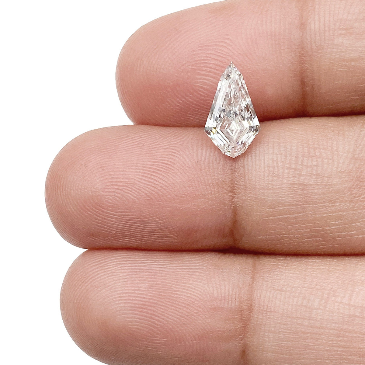 1.23ct | D/SI1 Kite Shape Step Cut Lab Diamond (IGI)-LITHOS Diamond