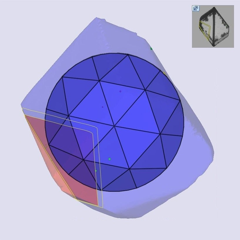 1.23ct | F/VS1 Round Shape Rose Cut Lab Diamond (IGI)-LITHOS Diamond