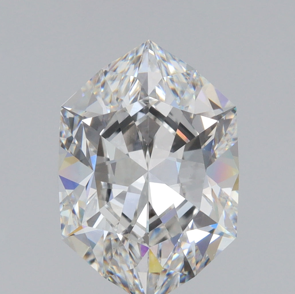 2.83ct | E/VS1 Hexagon Shape Brilliant Cut Lab Diamond (IGI)