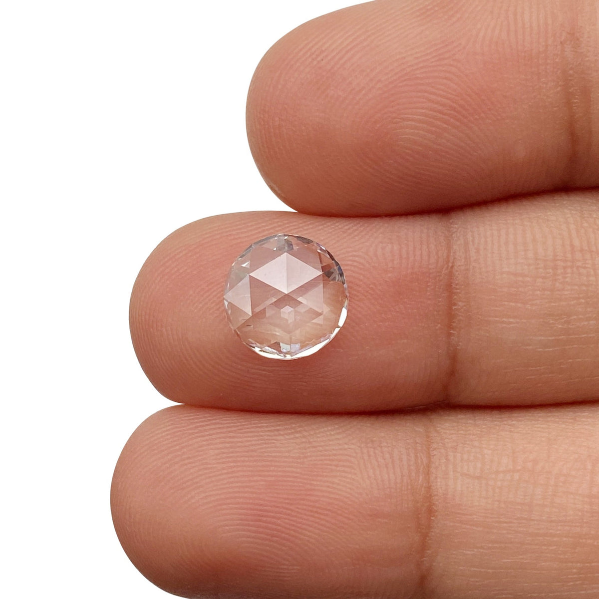 1.24ct | F/VVS2 Round Shape Rose Cut Lab Diamond (IGI)-LITHOS Diamond