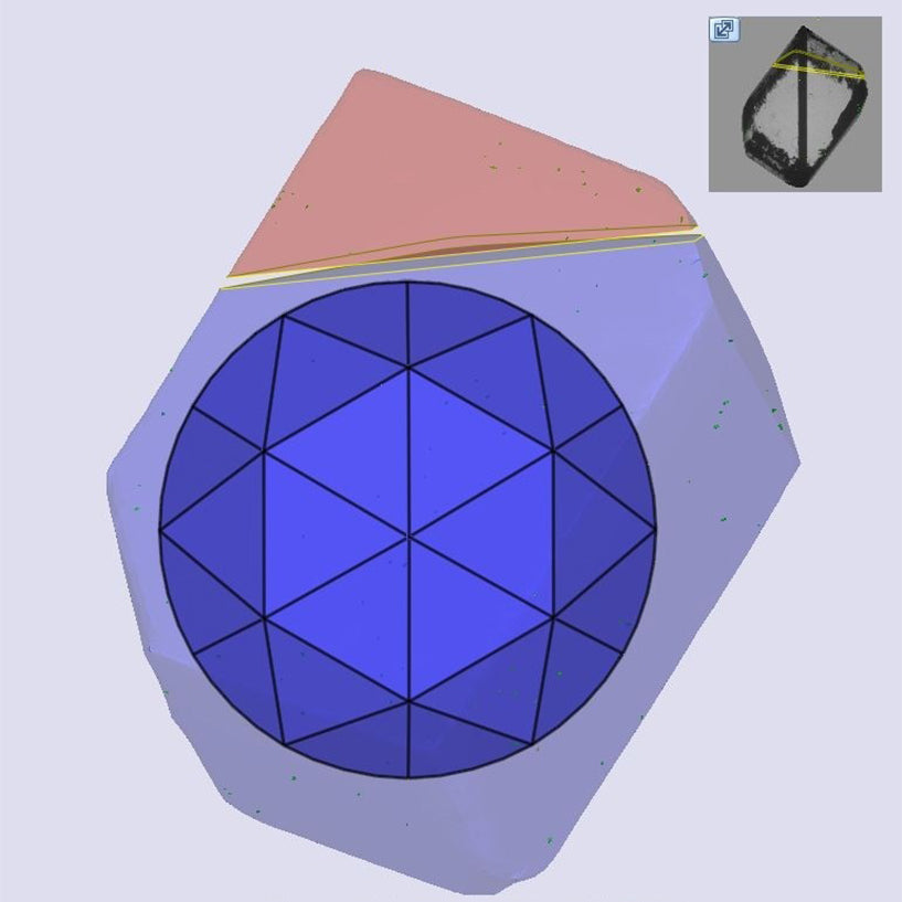 1.24ct | F/VVS2 Round Shape Rose Cut Lab Diamond (IGI)-LITHOS Diamond