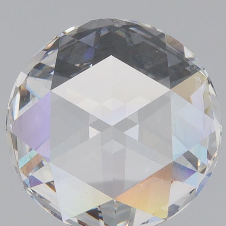 1.24ct | F/VVS2 Round Shape Rose Cut Lab Diamond (IGI)-LITHOS Diamond