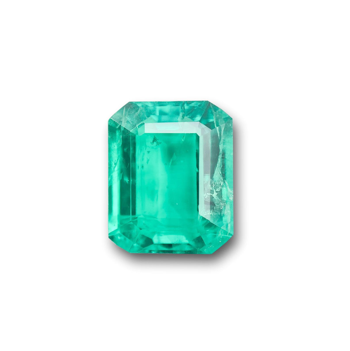 4.49ct | Step Cut Emerald Shape Lab Emerald