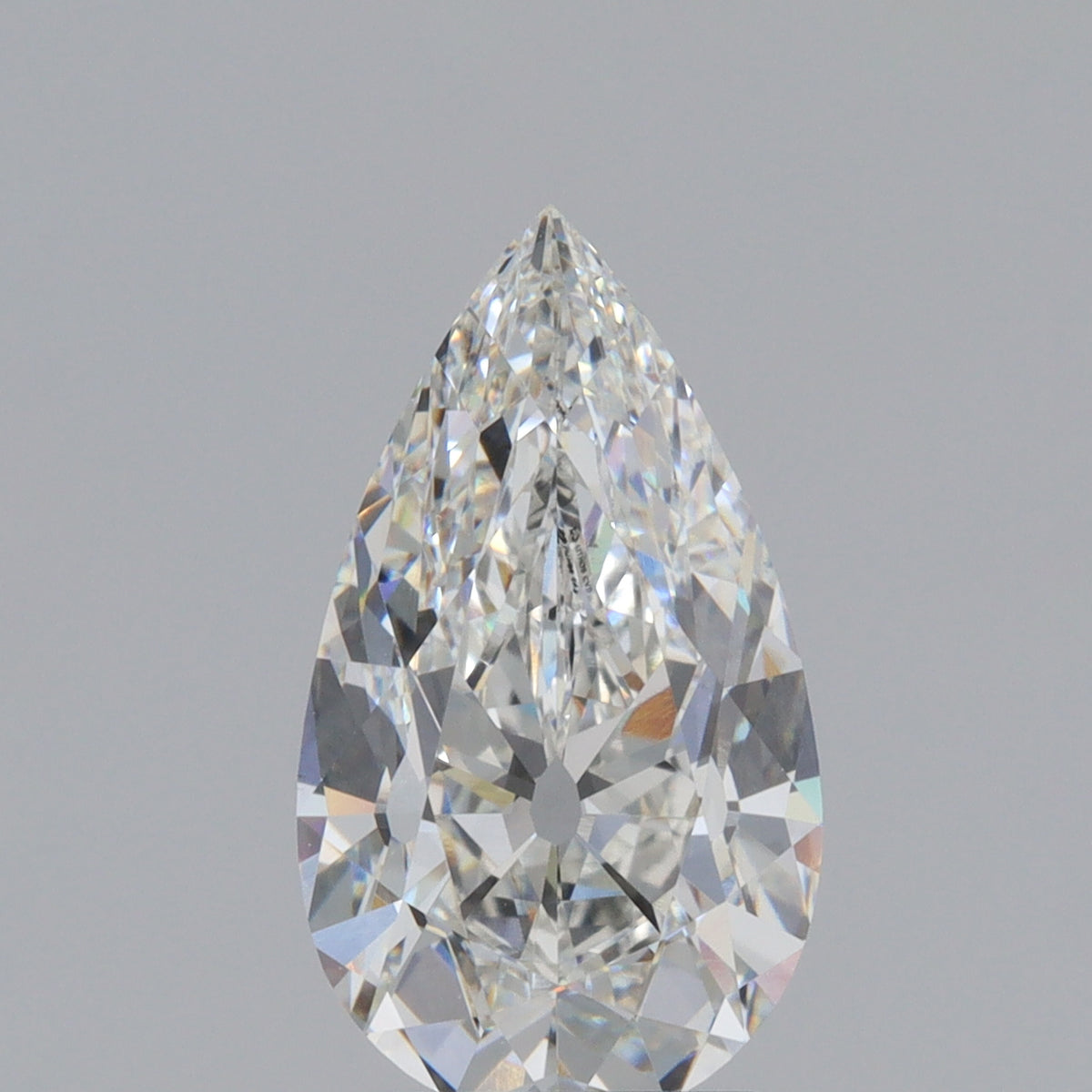 3.03ct | F/VS1 Pear Shape Old Mine Cut Lab Diamond (IGI)